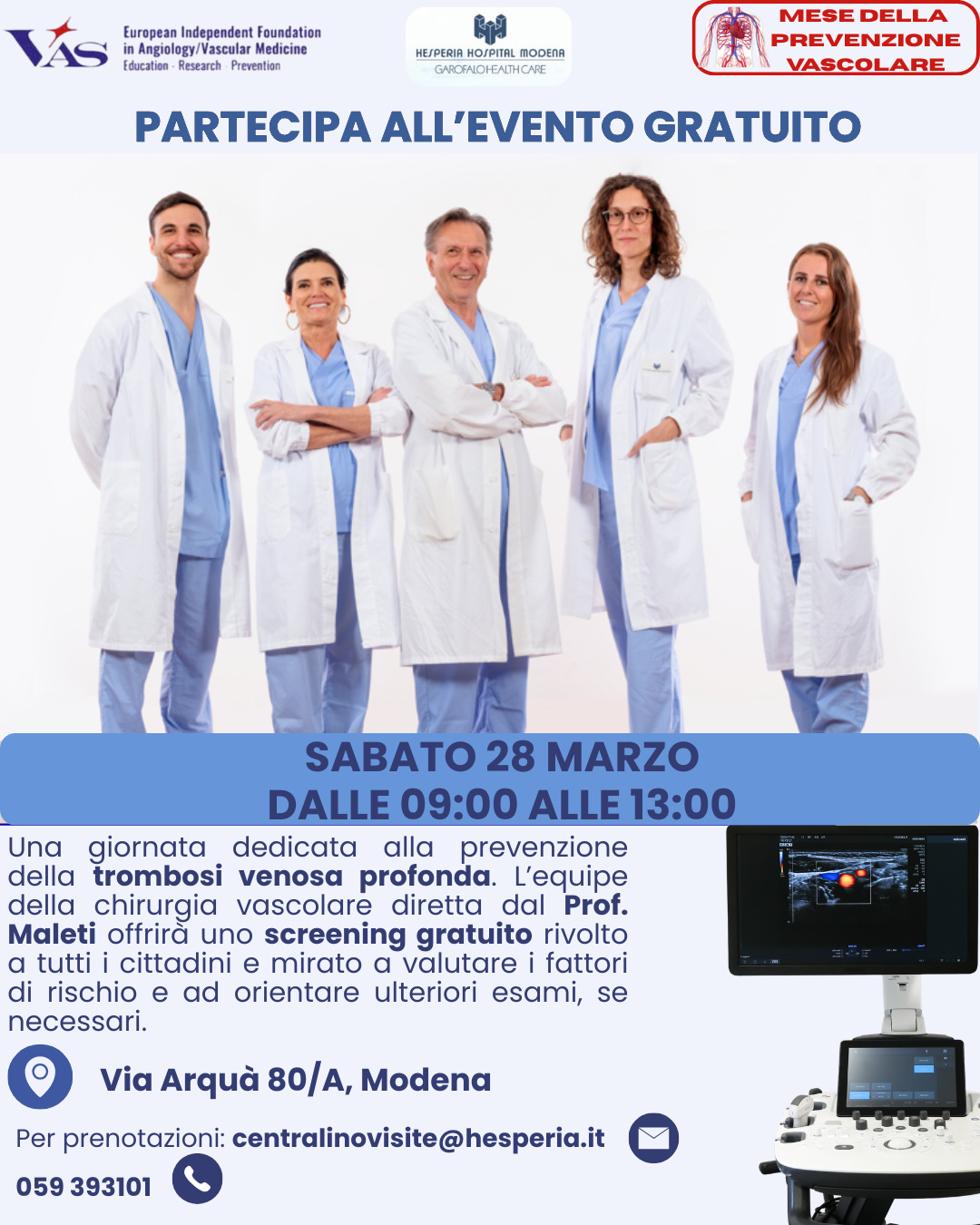 Volantino dell'evento