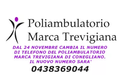 Dal 24 novembre cambia il numero di telefono a Conegliano 