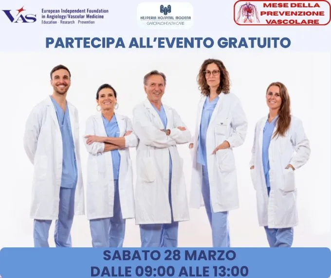 Giornata di Screening Gratuito per la Prevenzione della Trombosi Venosa Profonda 